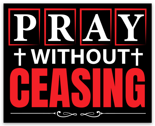 Pray Without Ceasing Magnet